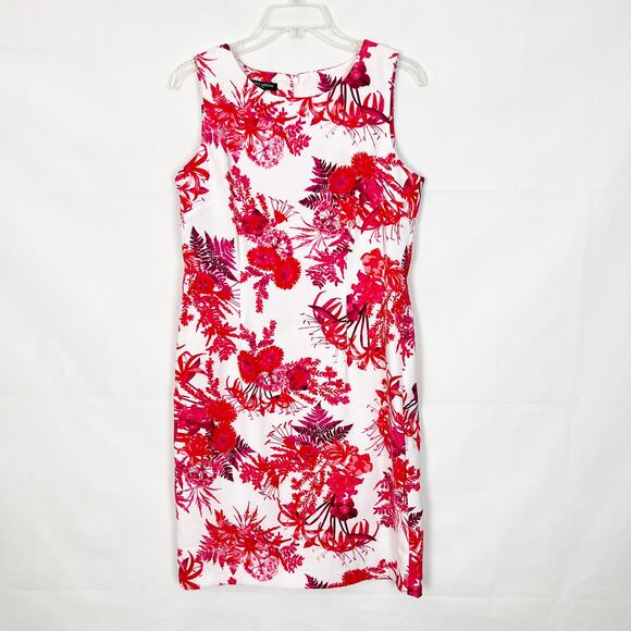 Mario Serrani Floral Sleeveless Dress Size 10 - Picture 1 of 10